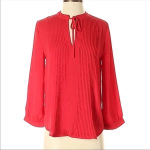 Lucky brand 3/4 sleeve blouse XS red
